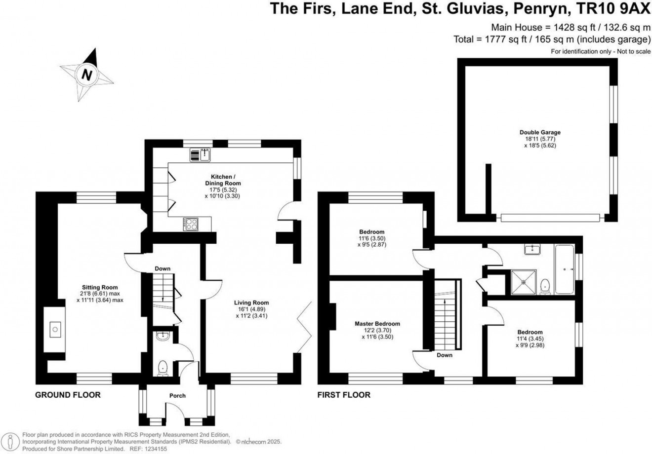 Floorplan for Lane End, St. Gluvias, TR10