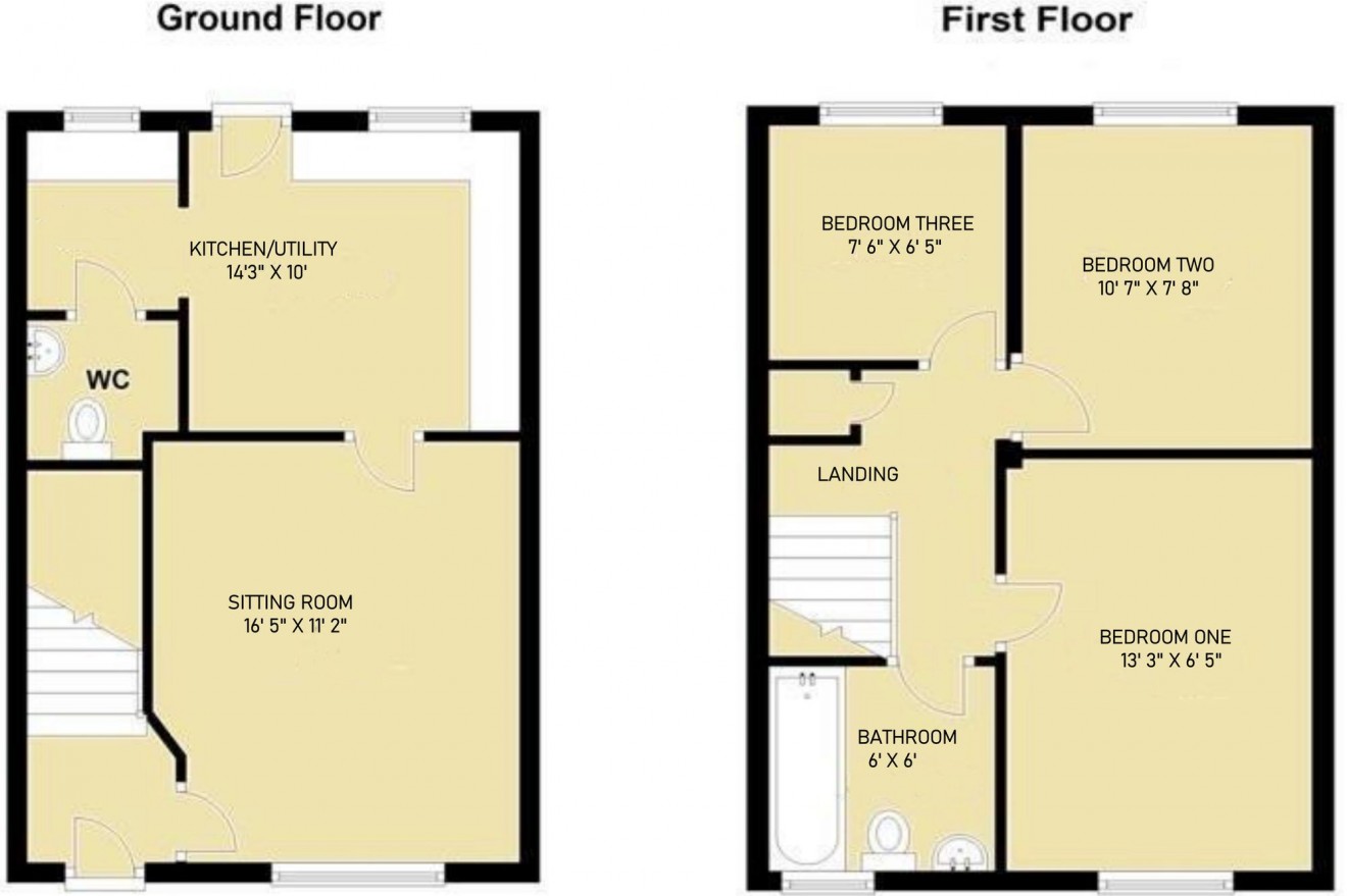 Floorplan for Tall Ships Close, Falmouth, TR11