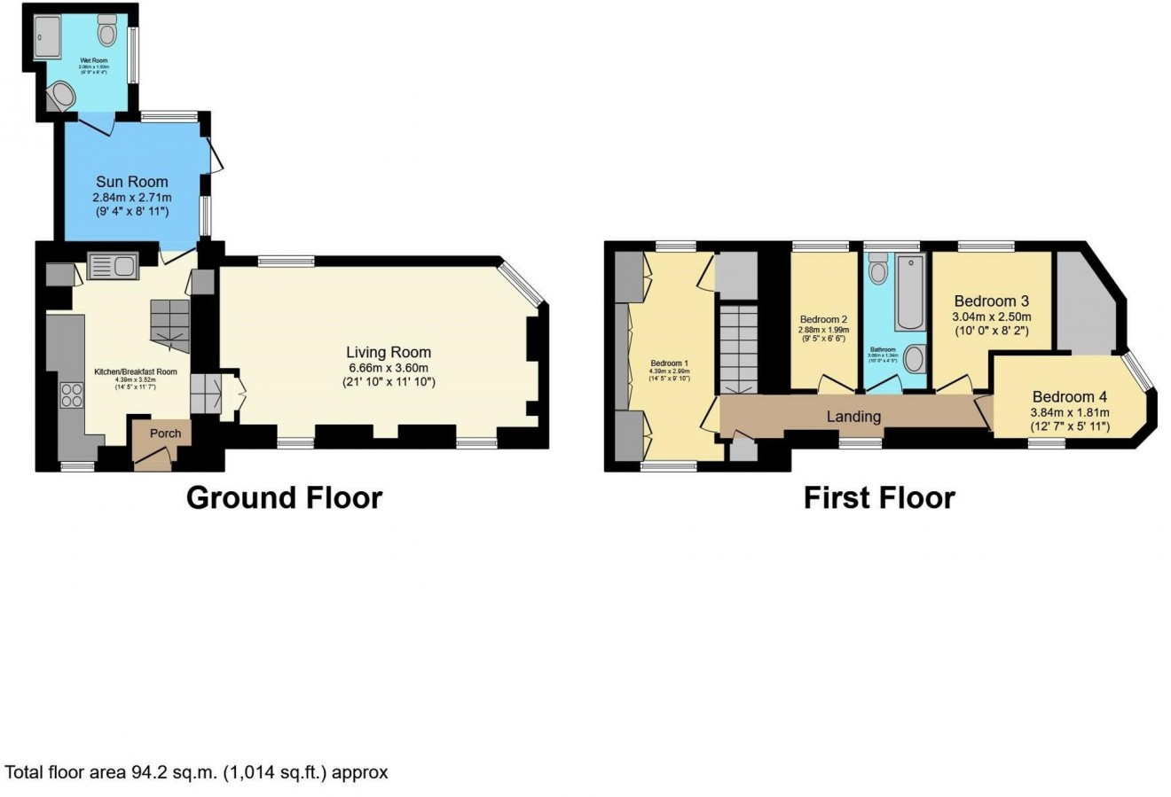 Floorplan for College Ope, Penryn, TR10