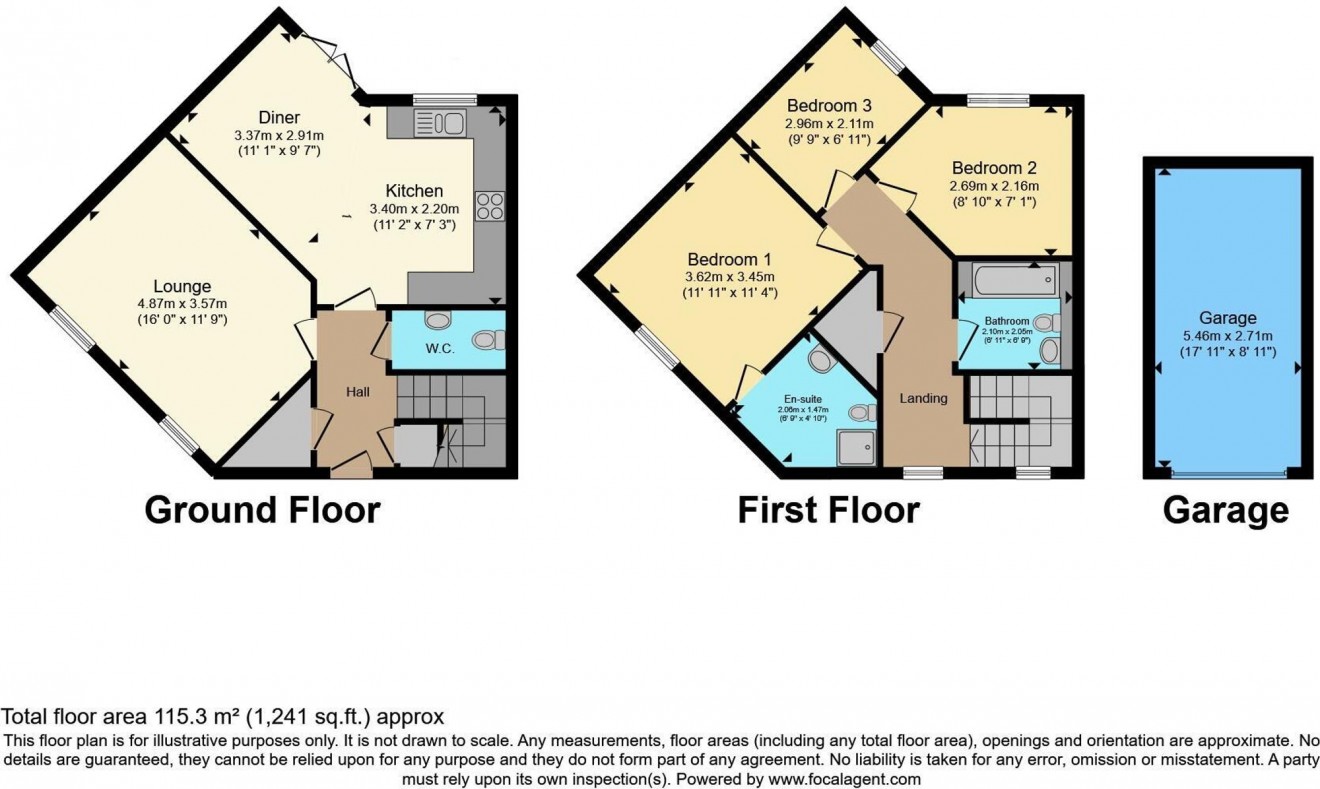 Floorplan for Swans Reach, Falmouth, TR11