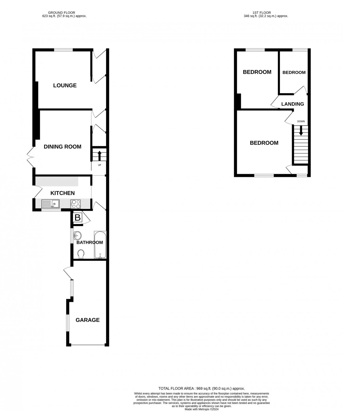 Floorplan for Penmere Place, Falmouth, TR11
