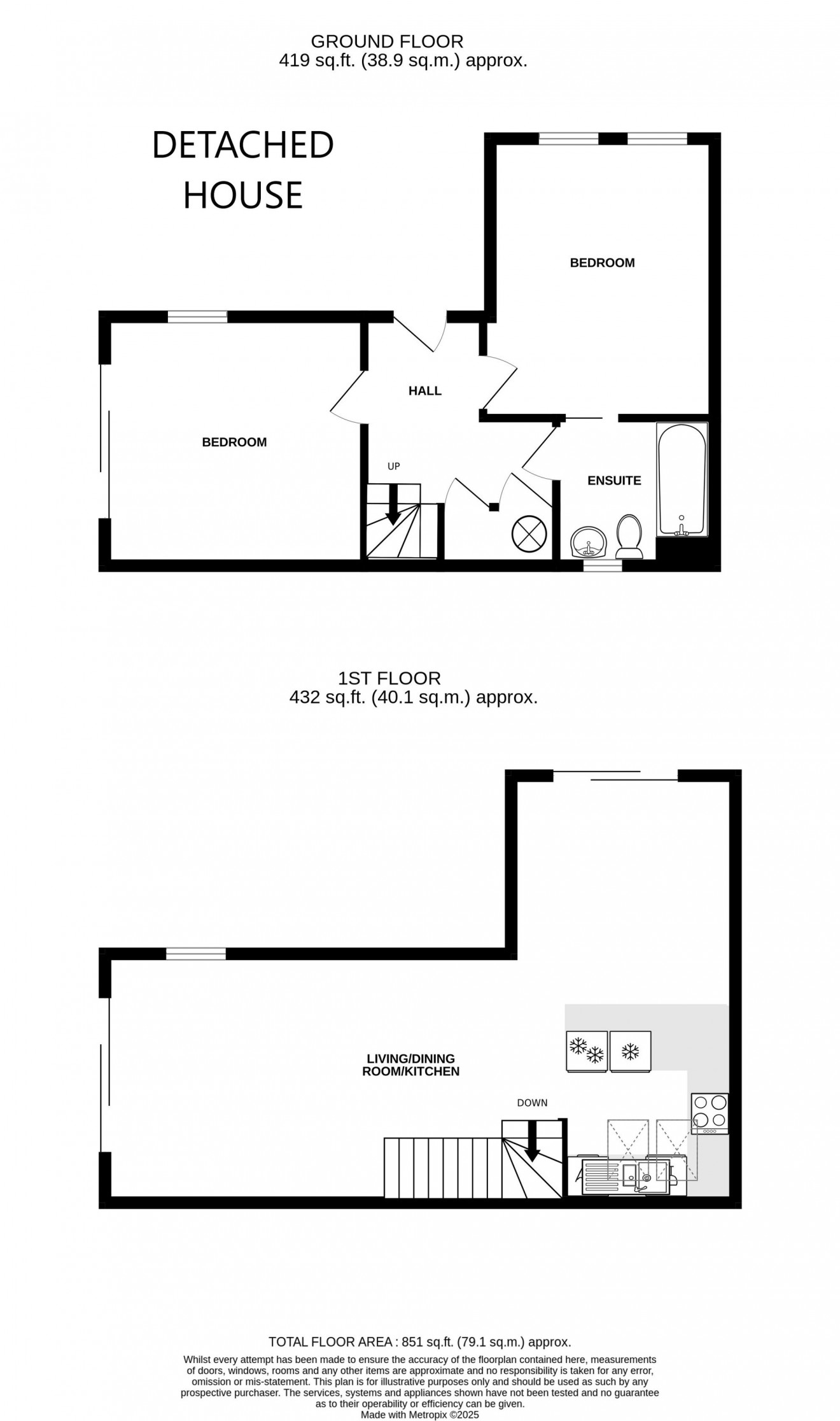 Floorplan for Falmouth, TR11