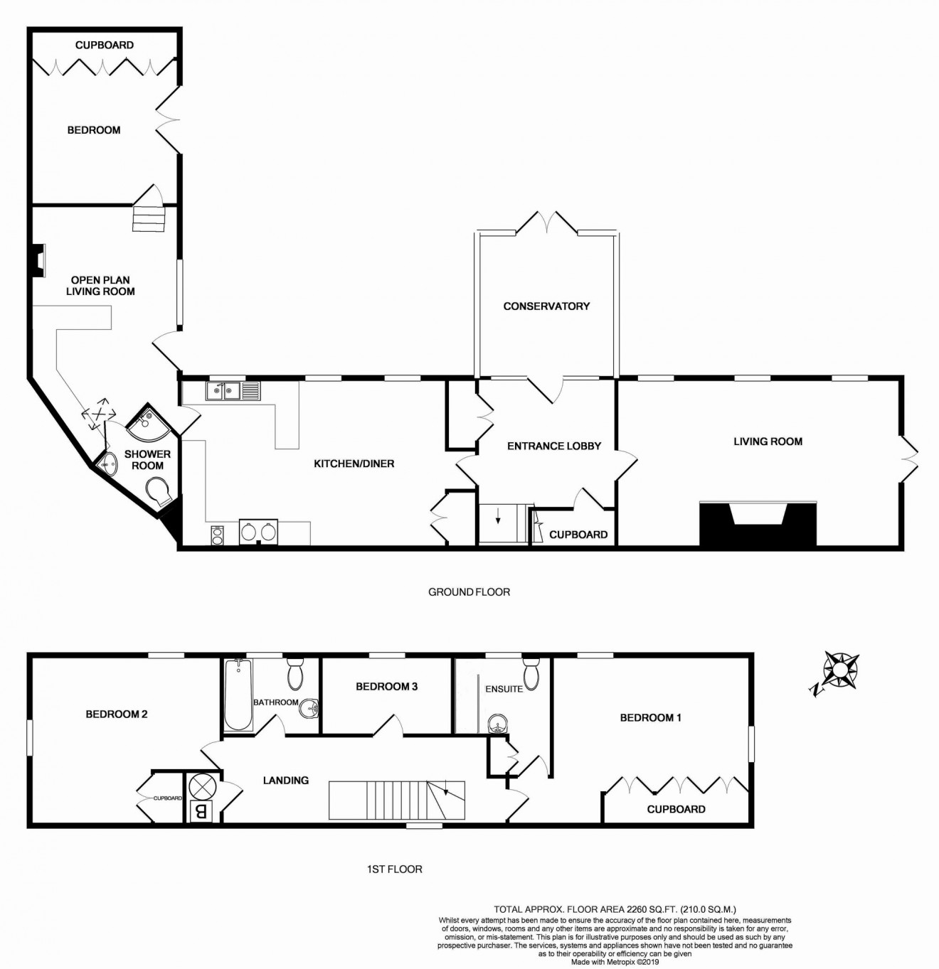 Floorplan for Mawnan Smith, Lower Tregarne, TR11