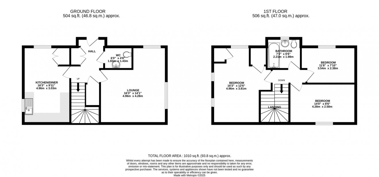 Floorplan for Budock Road, Falmouth, TR11