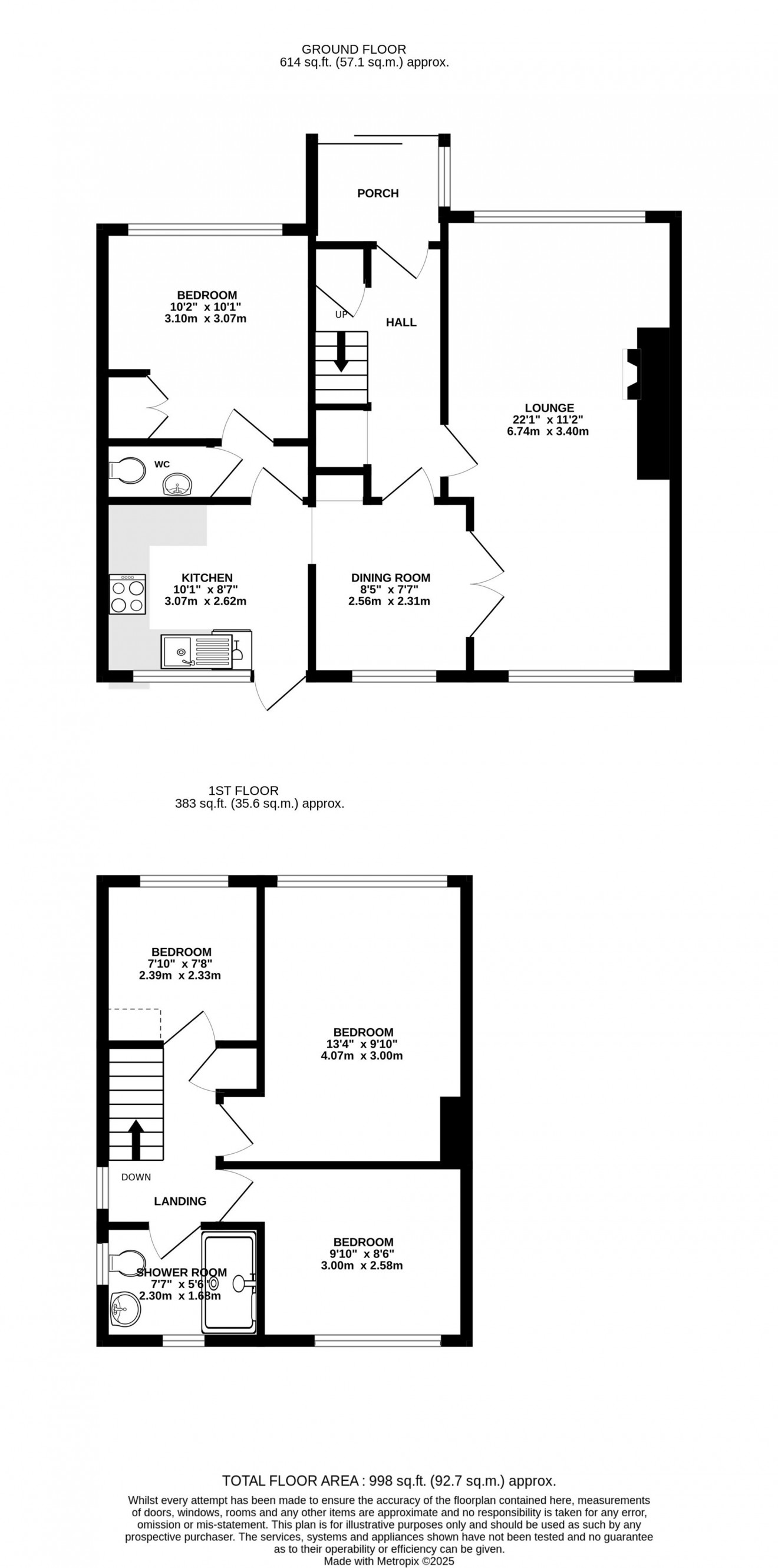Floorplan for Boslowick Road, Falmouth, TR11