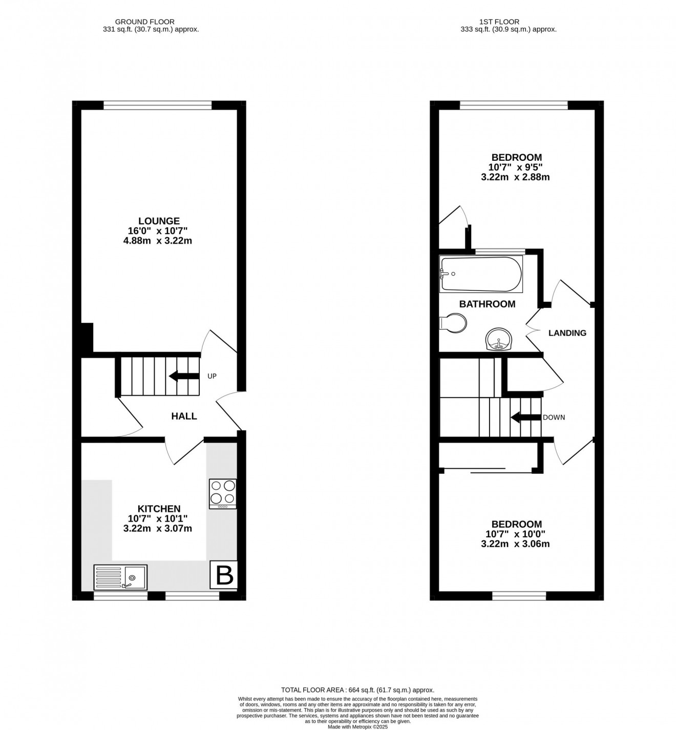 Floorplan for Penvale Court, Falmouth, TR11