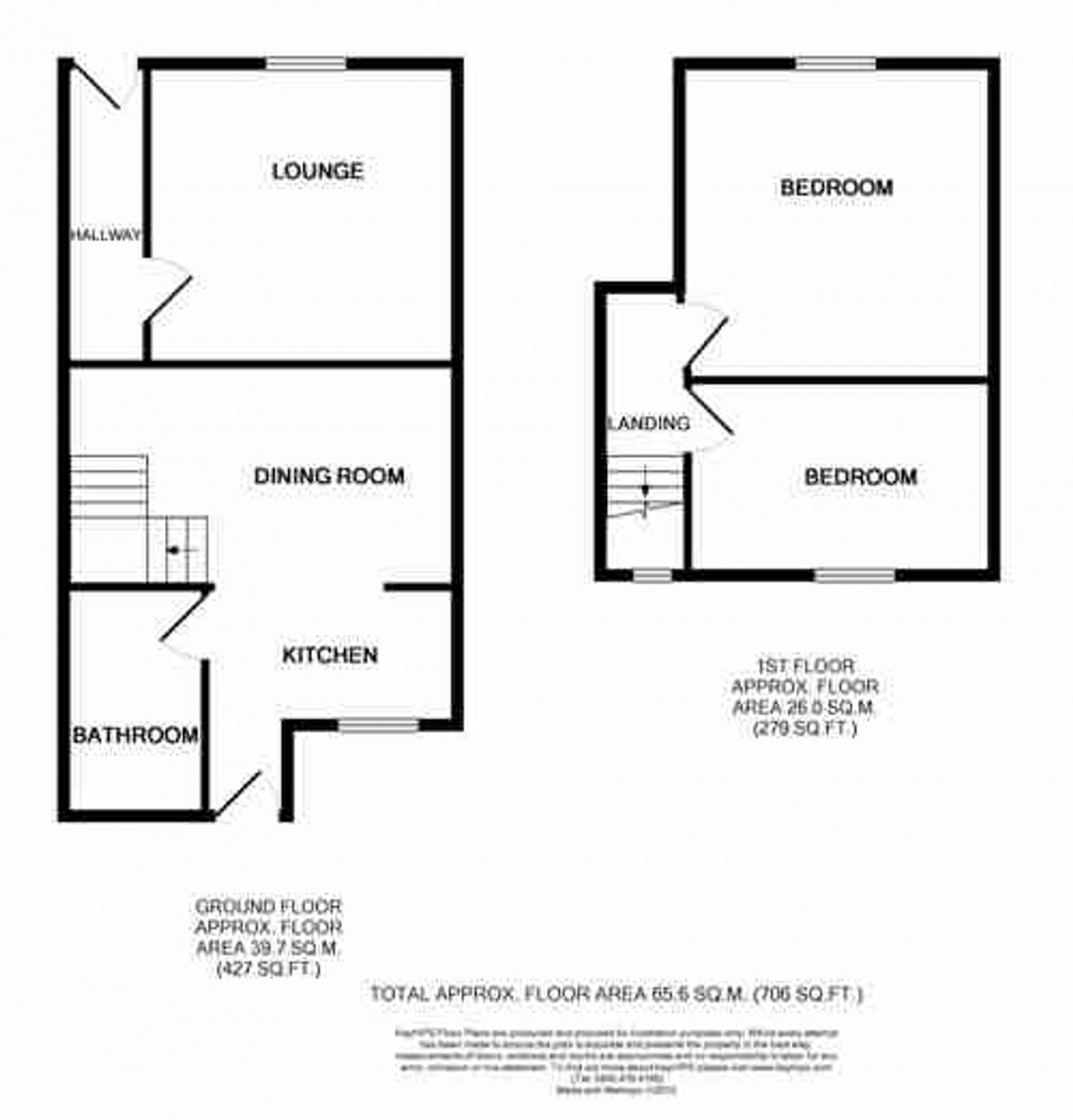 Floorplan for New Street, Penryn, TR10