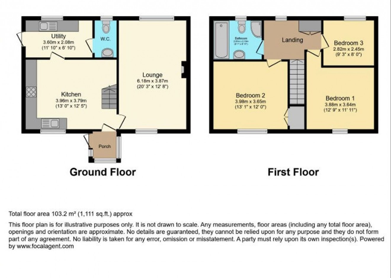 Floorplan for Fore Street, Constantine, TR11