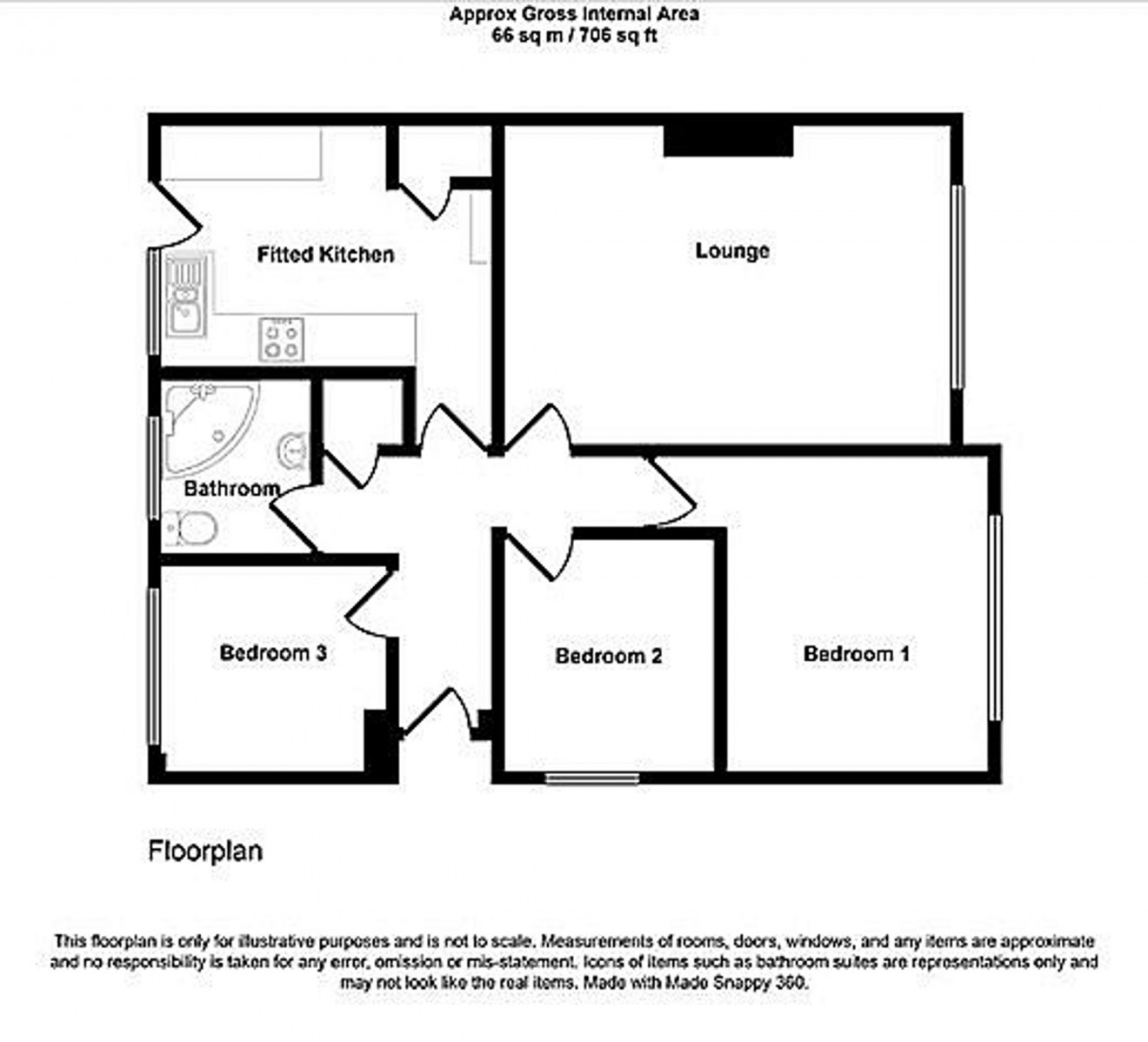Floorplan for Lanoweth, Penryn, TR10
