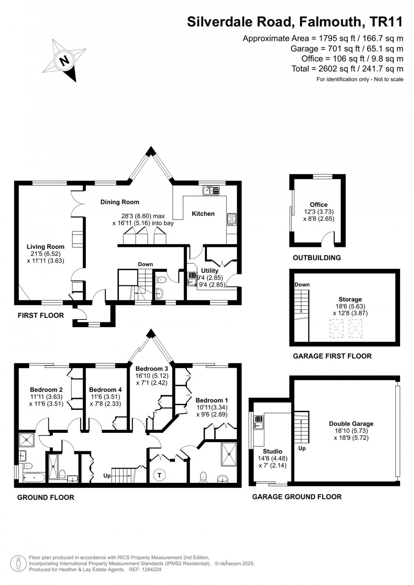 Floorplan for Silverdale Road, Falmouth, TR11
