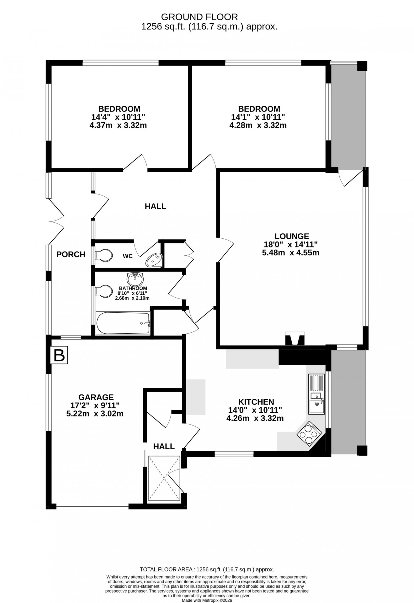 Floorplan for Penwartha, Coverack, TR12