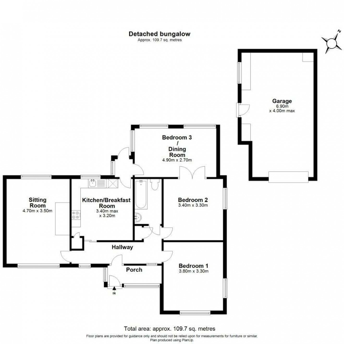 Floorplan for Antron Way, Mabe Burnthouse, TR10