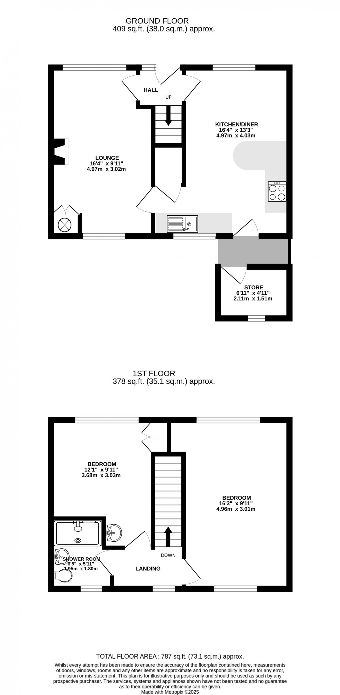 Floorplan for Bonython Close, Mylor Bridge, TR11