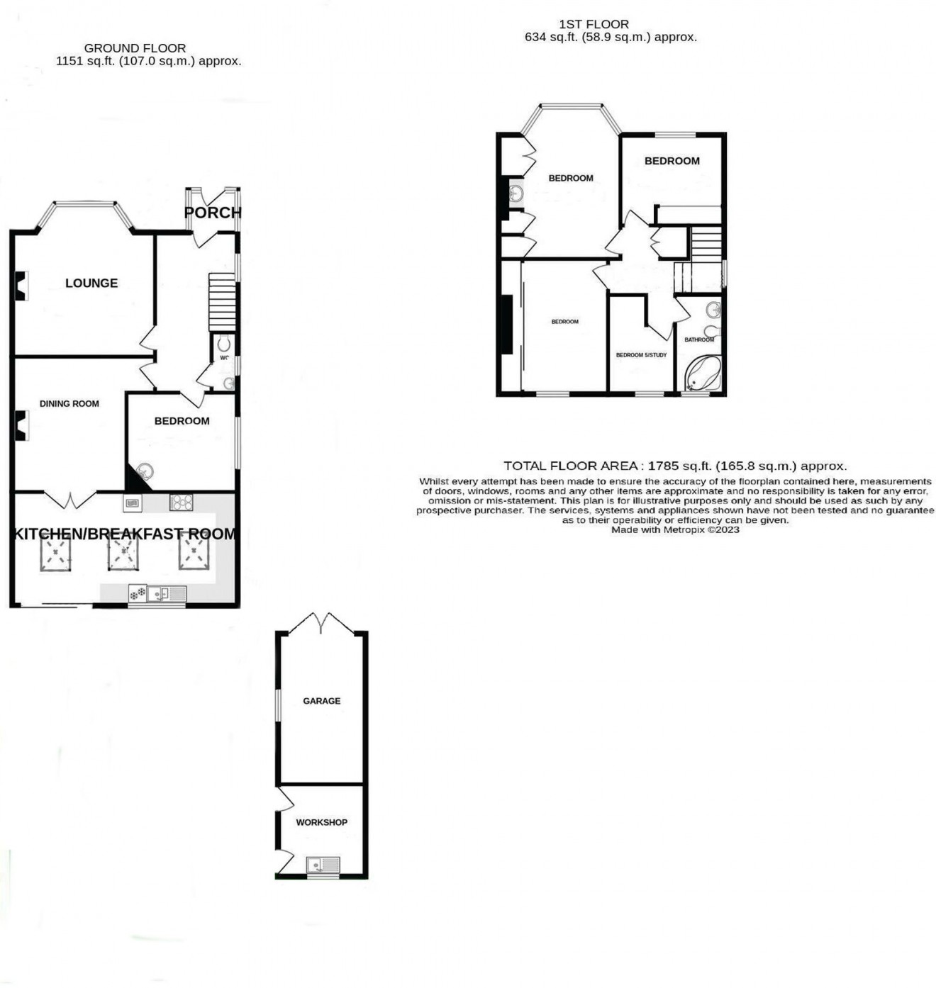 Floorplan for Dracaena Avenue, Falmouth, TR11