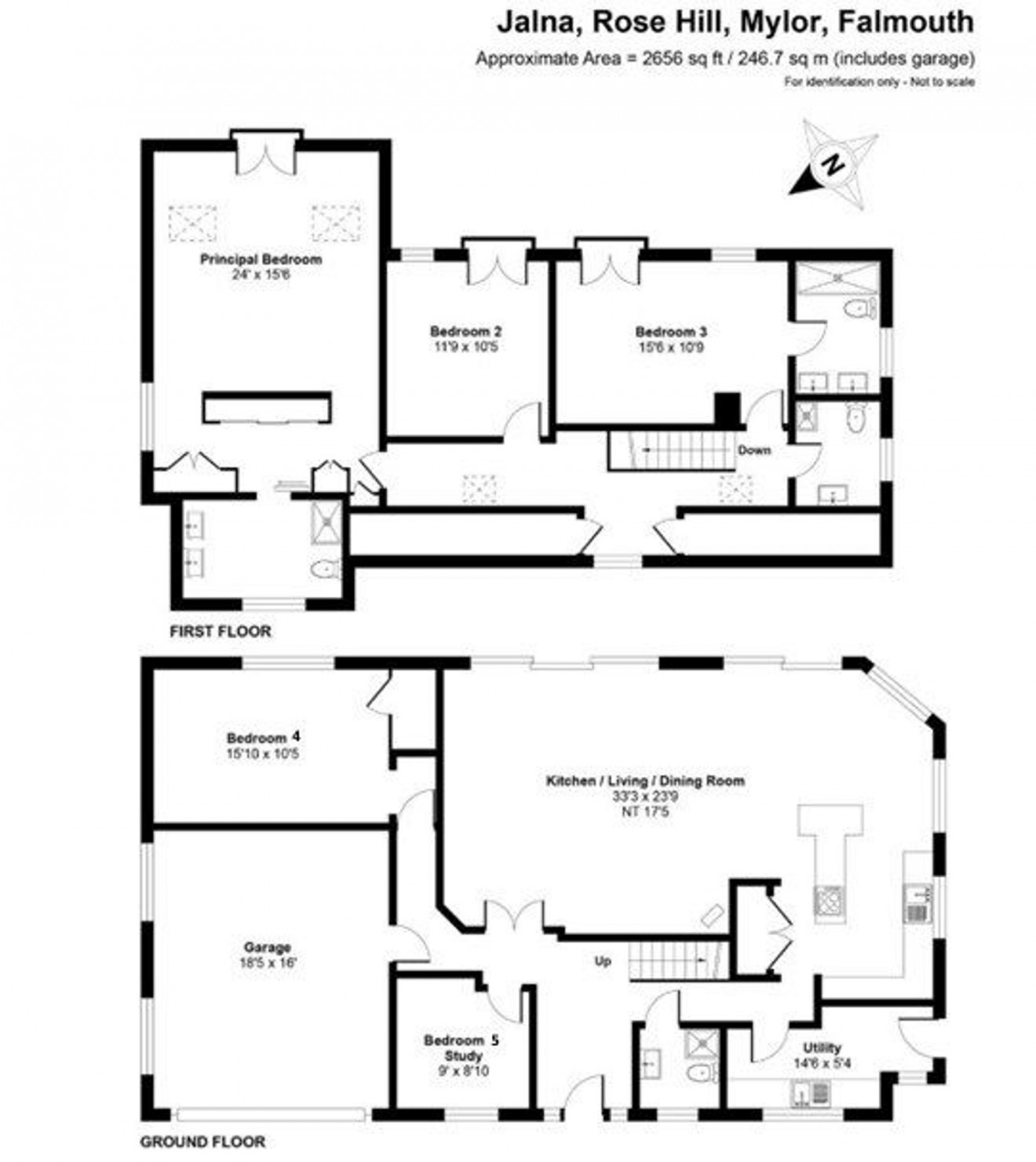 Floorplan for Rose Hill, Mylor, TR11