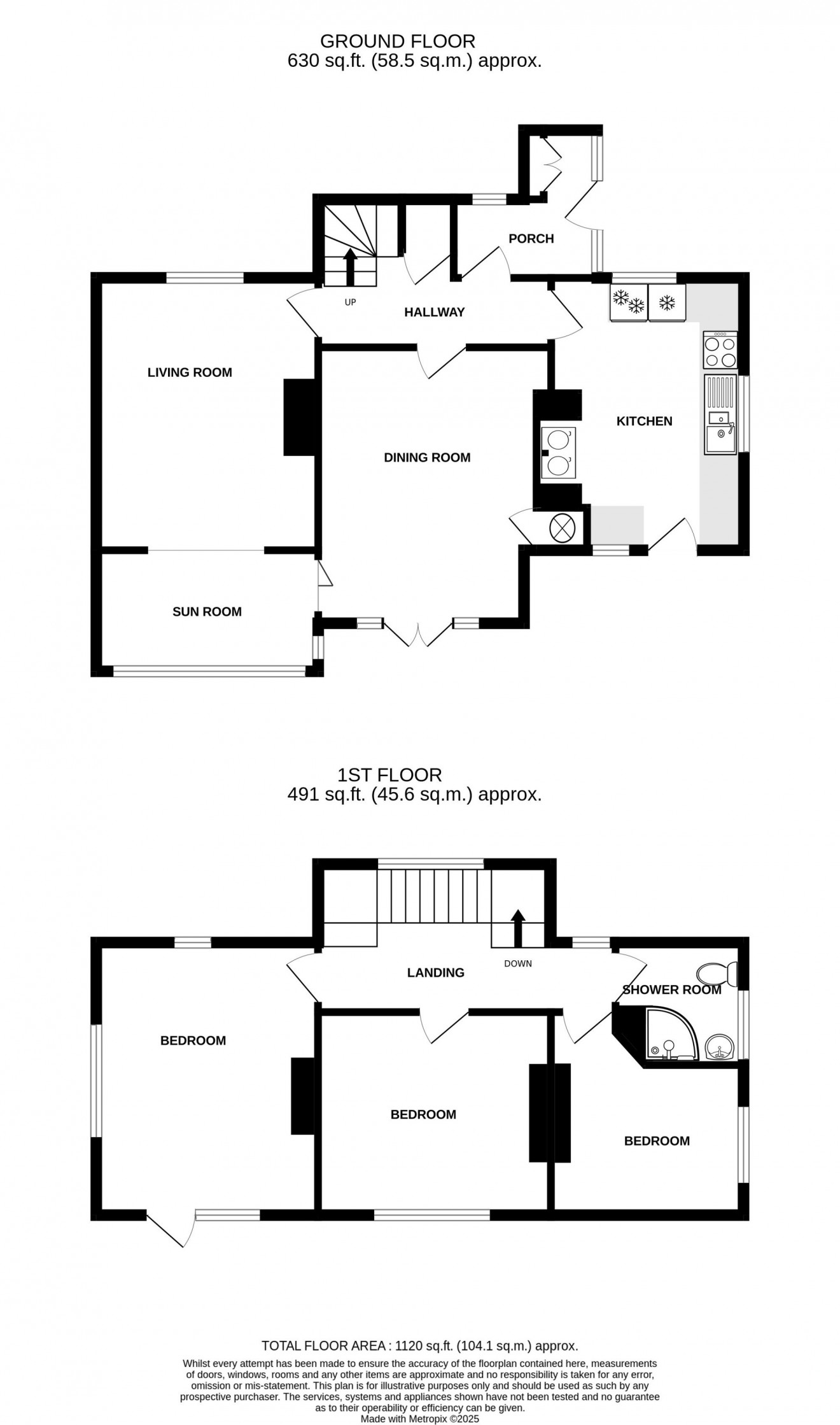 Floorplan for Comfort Road, Mylor Bridge, TR11