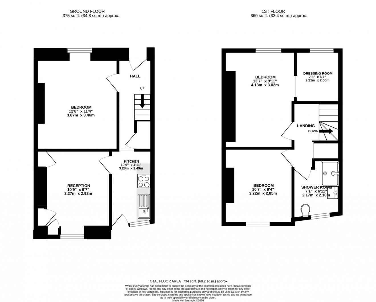Floorplan for Waterloo Road, Falmouth, TR11