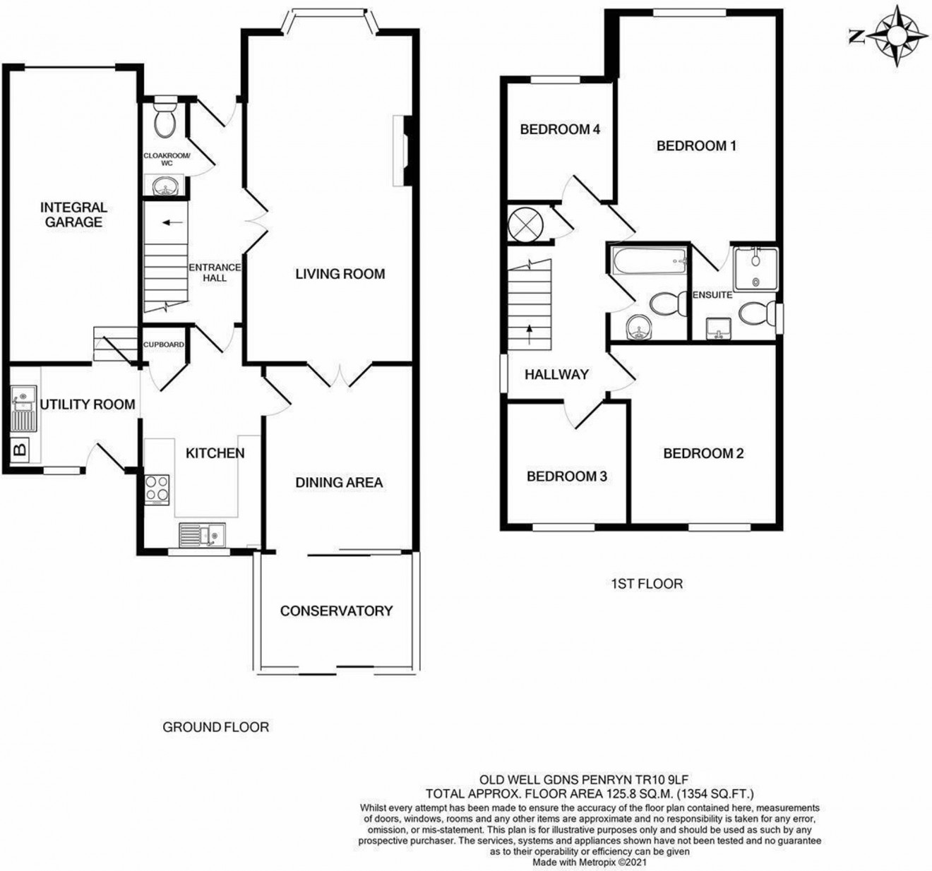 Floorplan for Old Well Gardens, Penryn, TR10