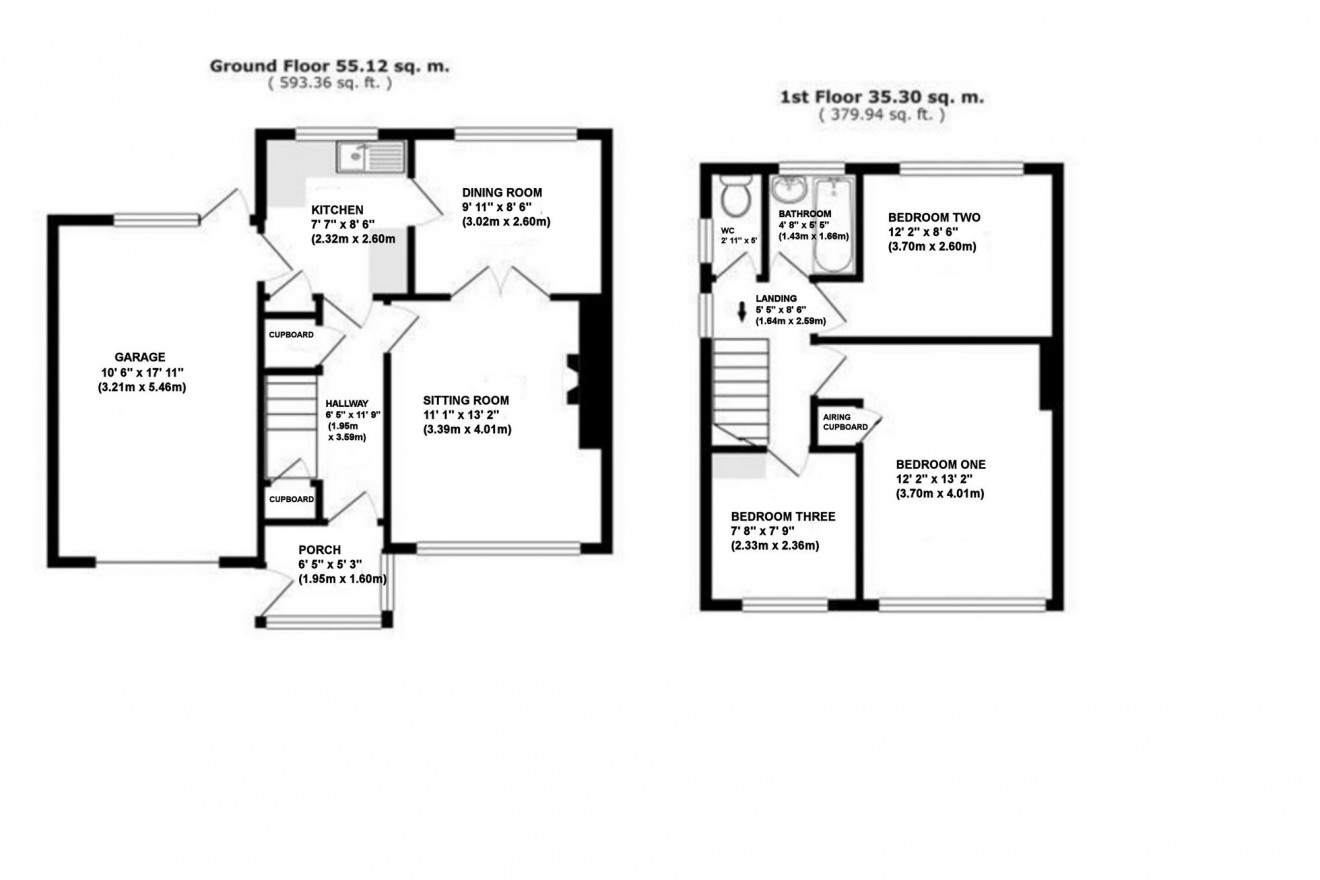 Floorplan for Mongleath Avenue, Falmouth, TR11