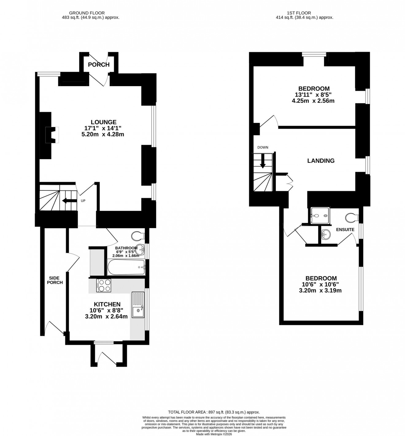 Floorplan for Trenoweth, Mabe Burnthouse, TR10