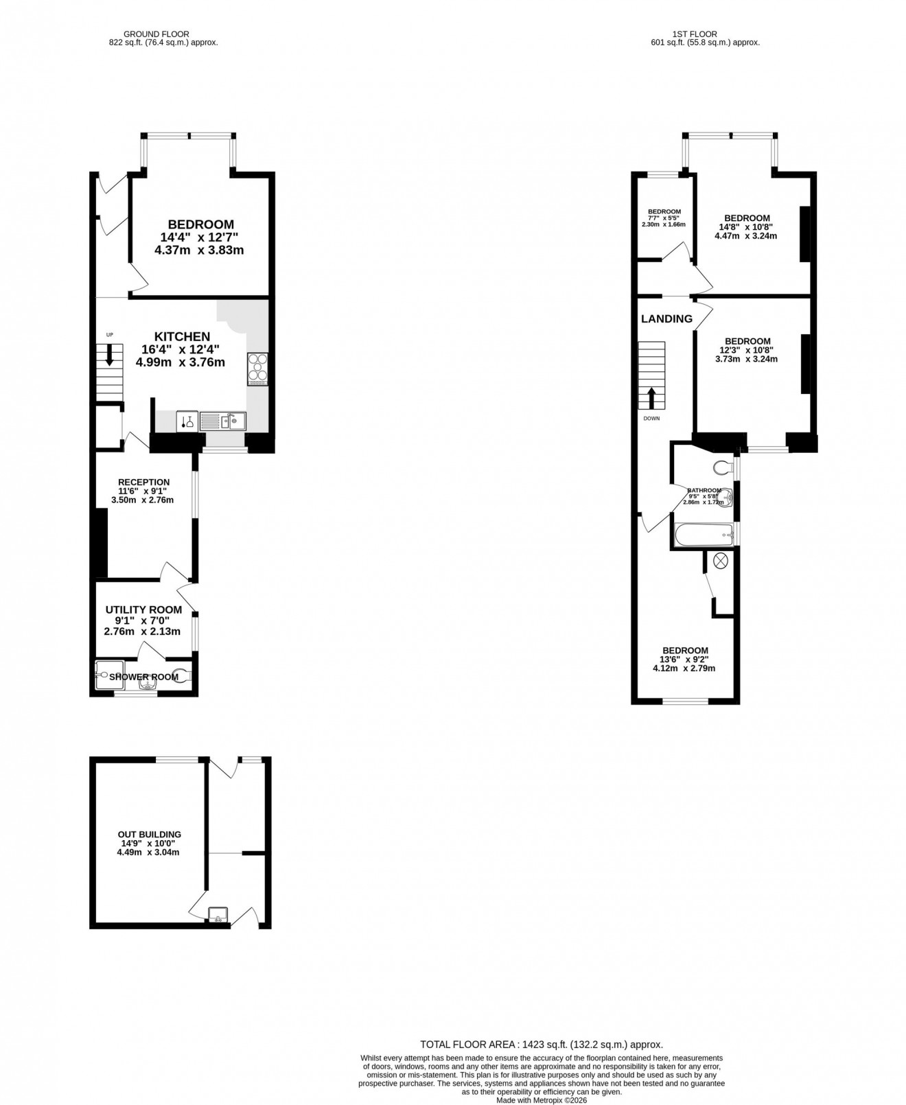 Floorplan for Penmere Hill, Falmouth, TR11