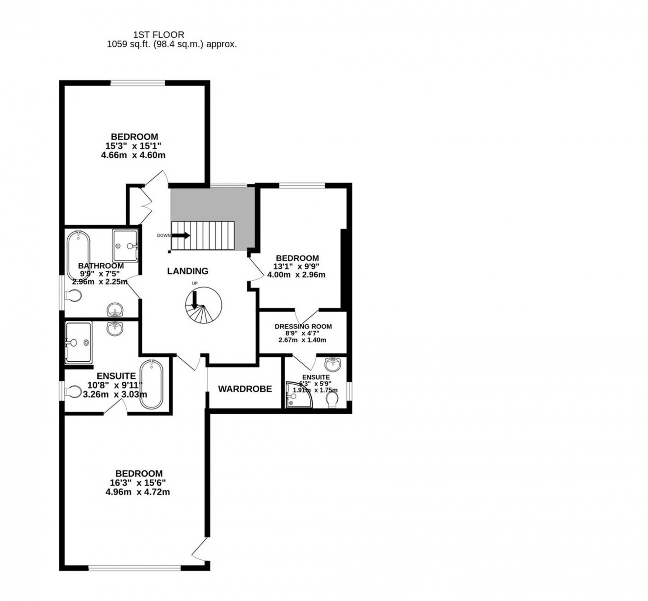 Floorplan for Antron Hill, Mabe Burnthouse, TR10