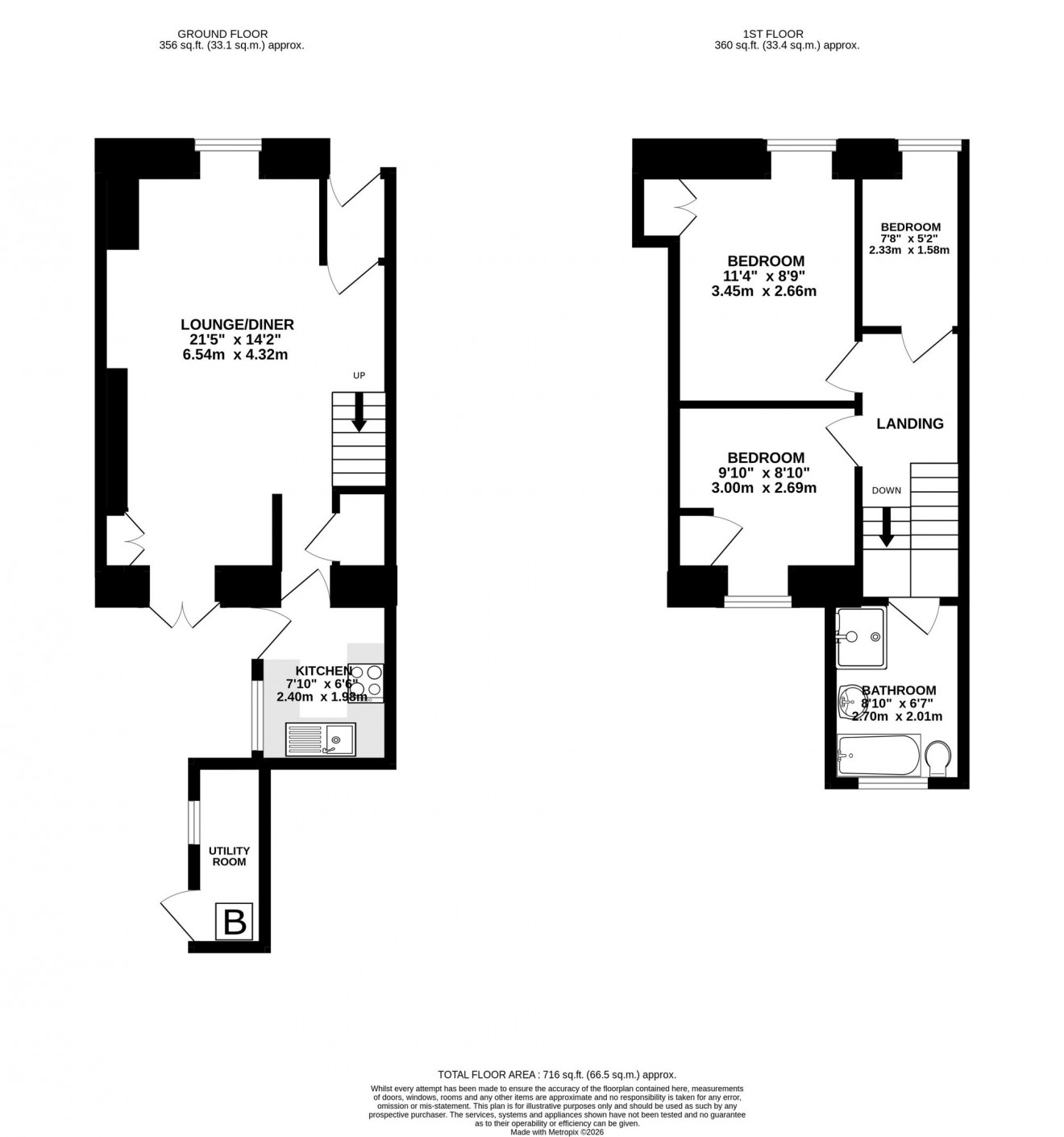 Floorplan for Trefusis Road, Flushing, TR11