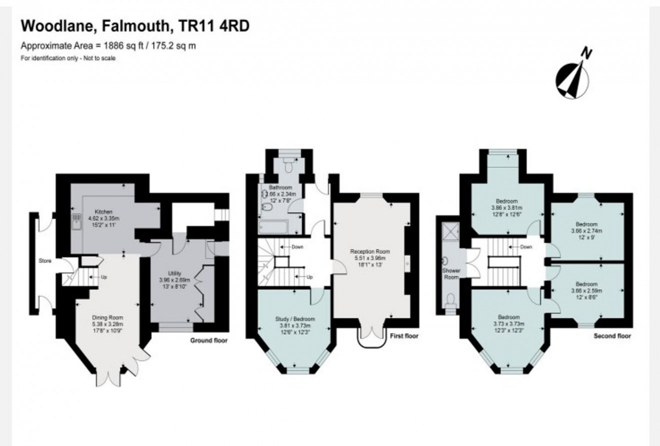 Floorplan for Woodlane, Falmouth, TR11