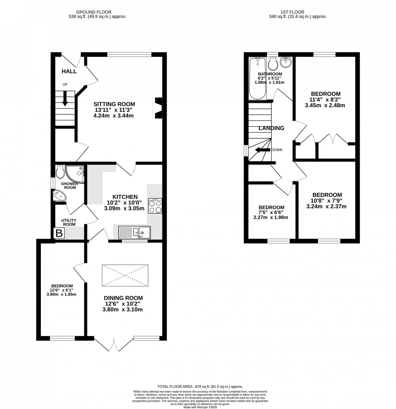 Floorplan for Poltair Meadow, Penryn, TR10