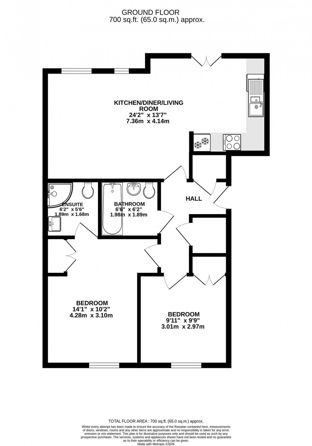Floorplan for Emslie Road, Gyllyngdune Manor Emslie Road, TR11