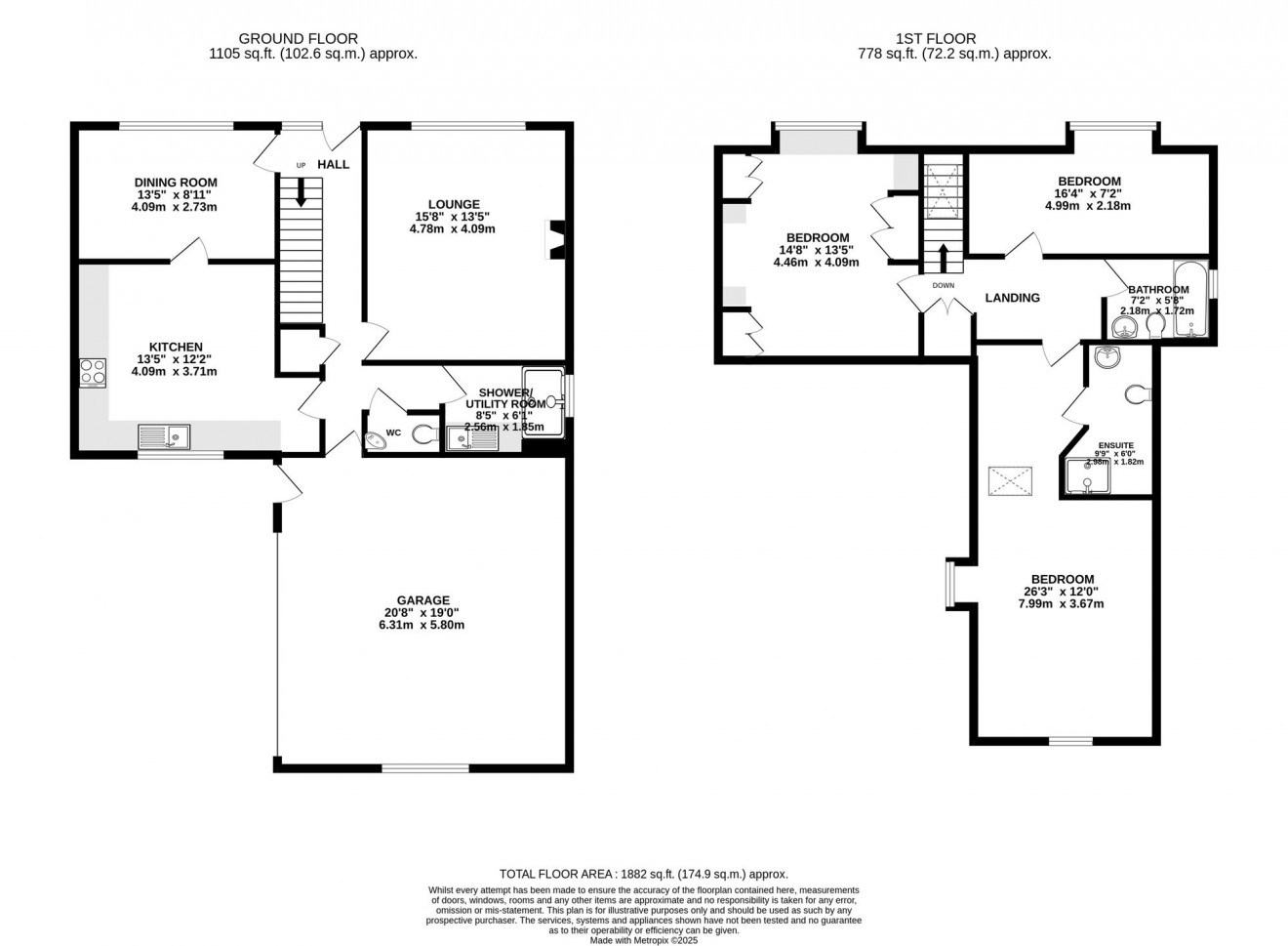 Floorplan for Antron Way, Mabe Burnthouse, TR10