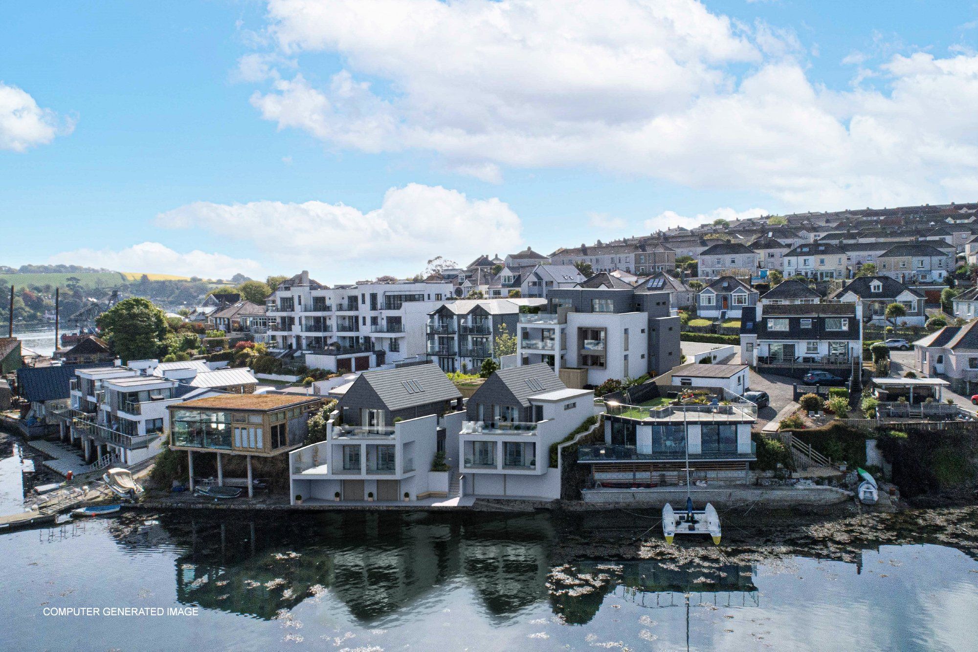 View North Parade, Falmouth, TR11