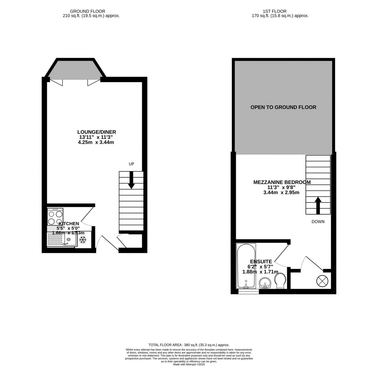 Floorplan for 62 High Street, Falmouth, TR11