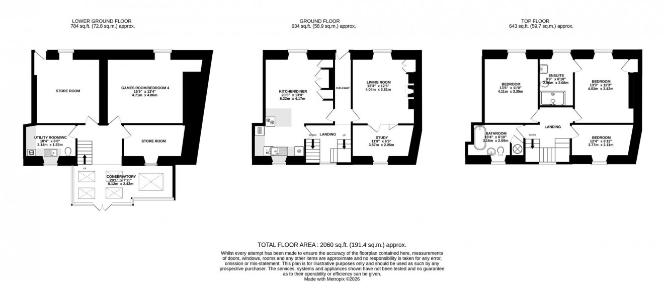 Floorplan for New Street, Penryn, TR10