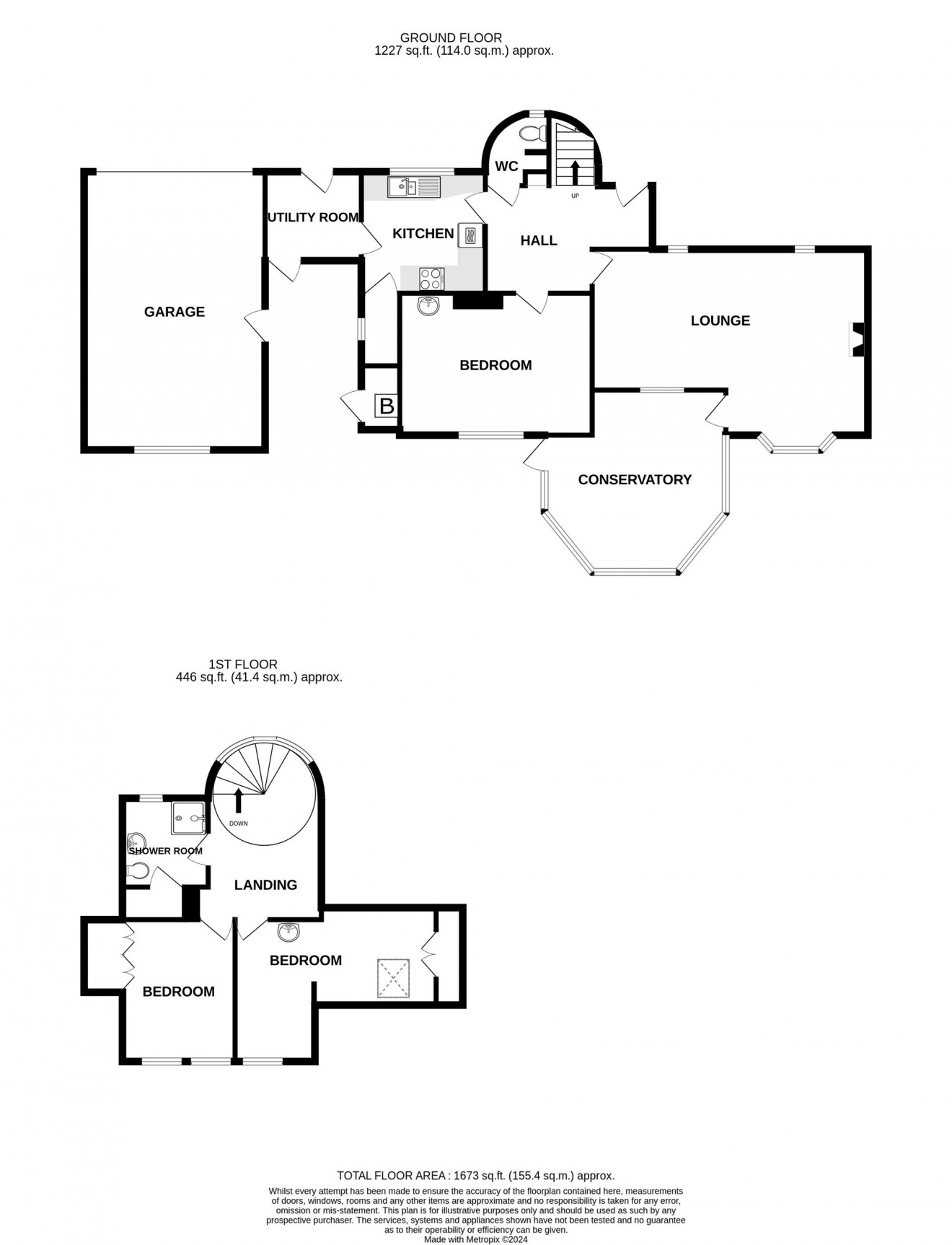 Floorplan for Kelley Road, Falmouth, TR11