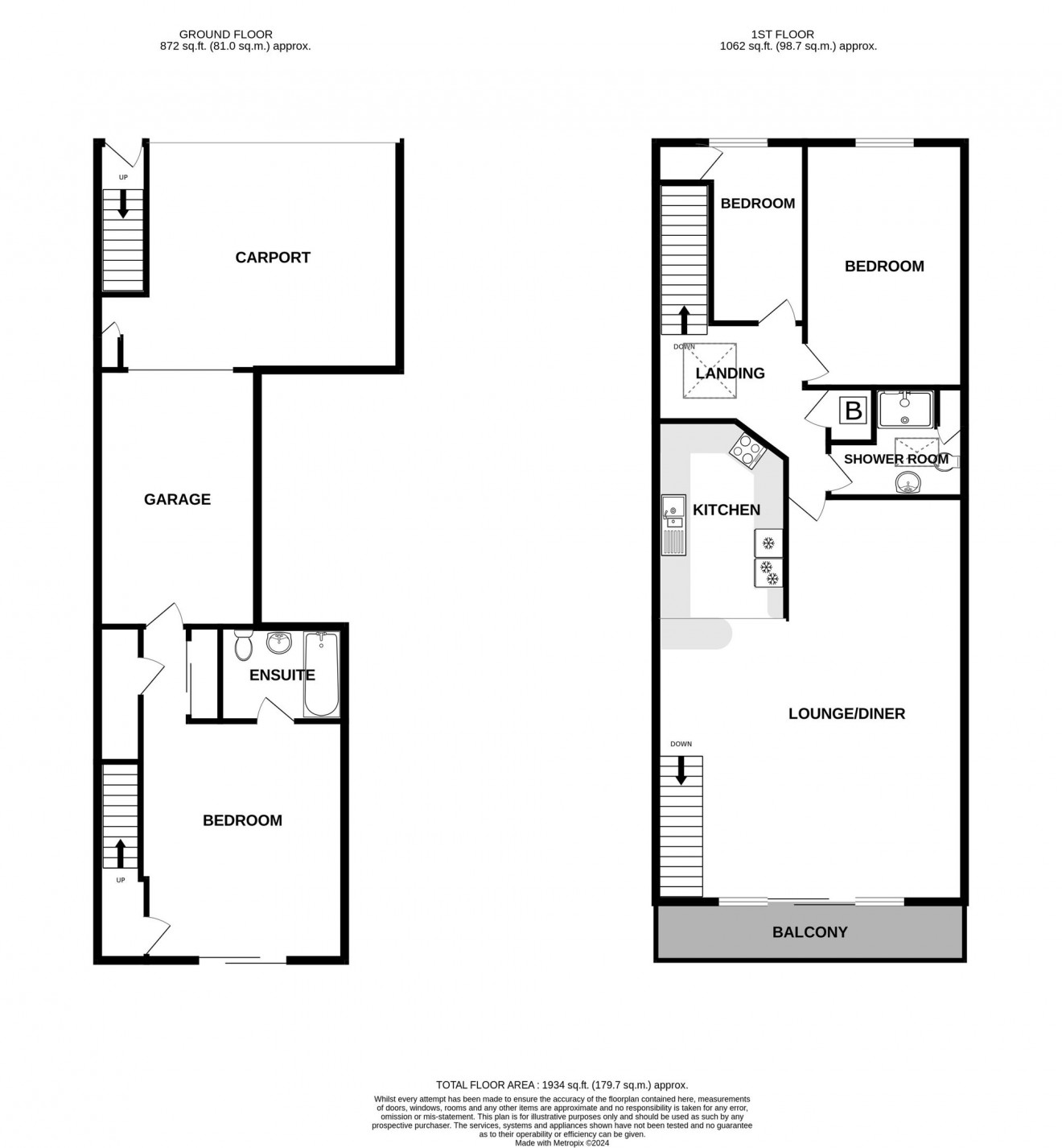 Floorplan for Minnie Place, Falmouth, TR11