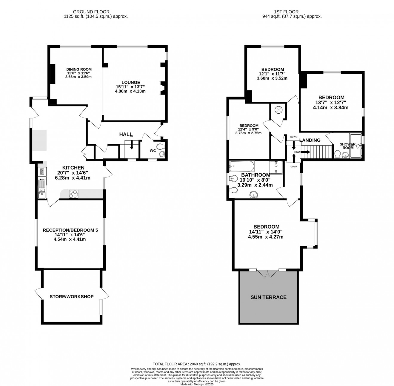 Floorplan for Tredynas Road, Falmouth, TR11