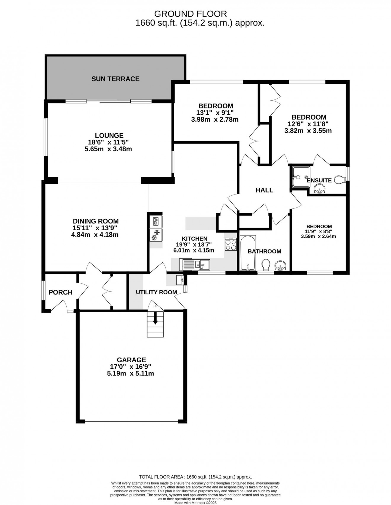 Floorplan for Tregew Close, Flushing, TR11