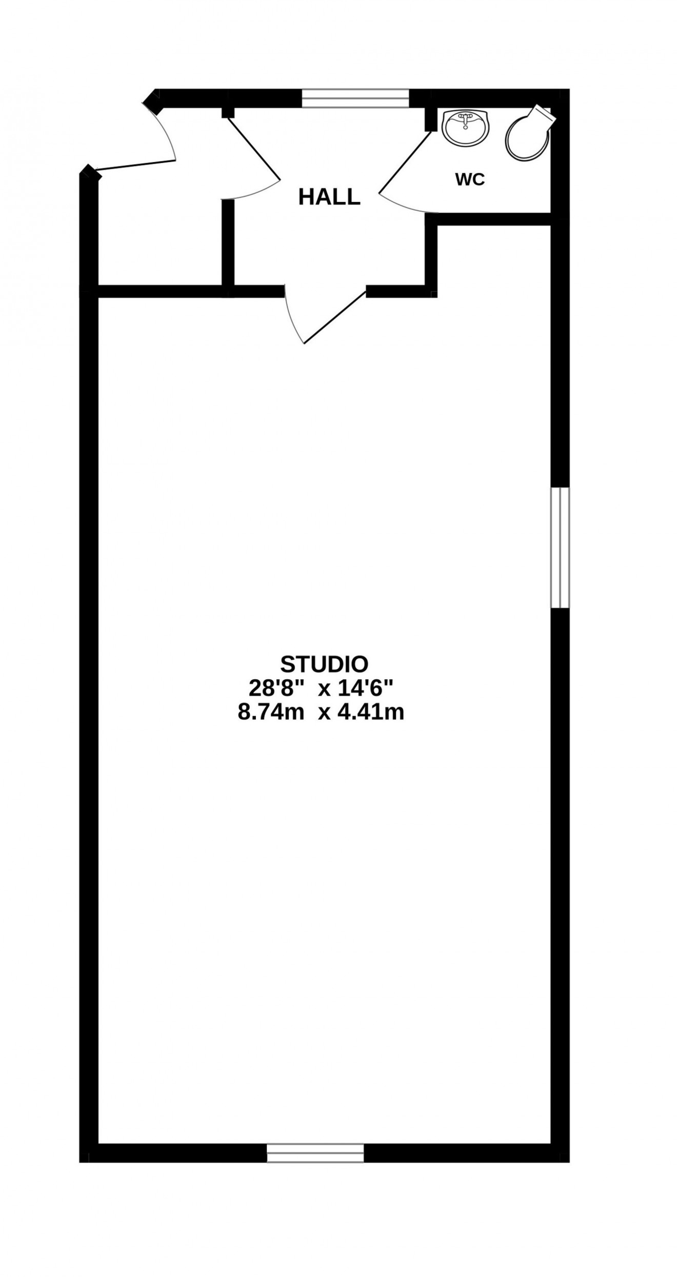 Floorplan for Adjacent To 2, Kimberley Park Road, TR11