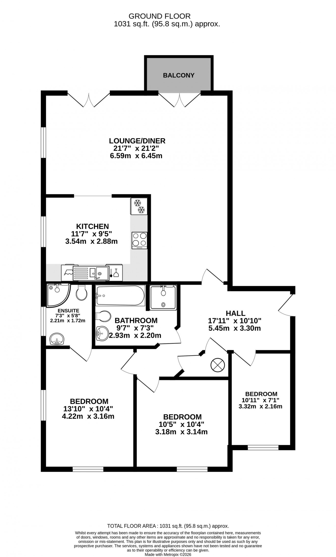 Floorplan for Melvill Road, Falmouth, TR11
