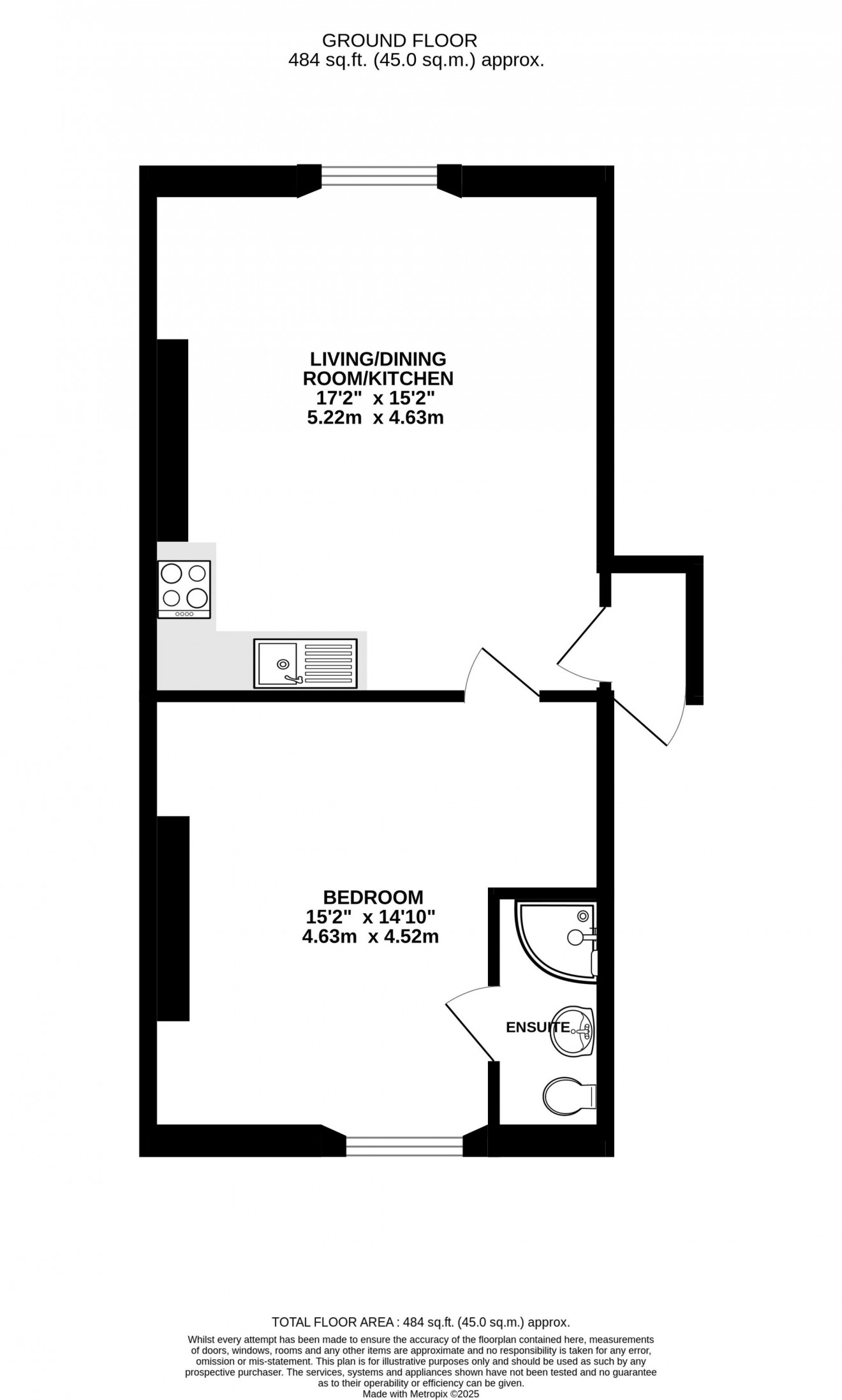 Floorplan for Grove Place, Falmouth, TR11