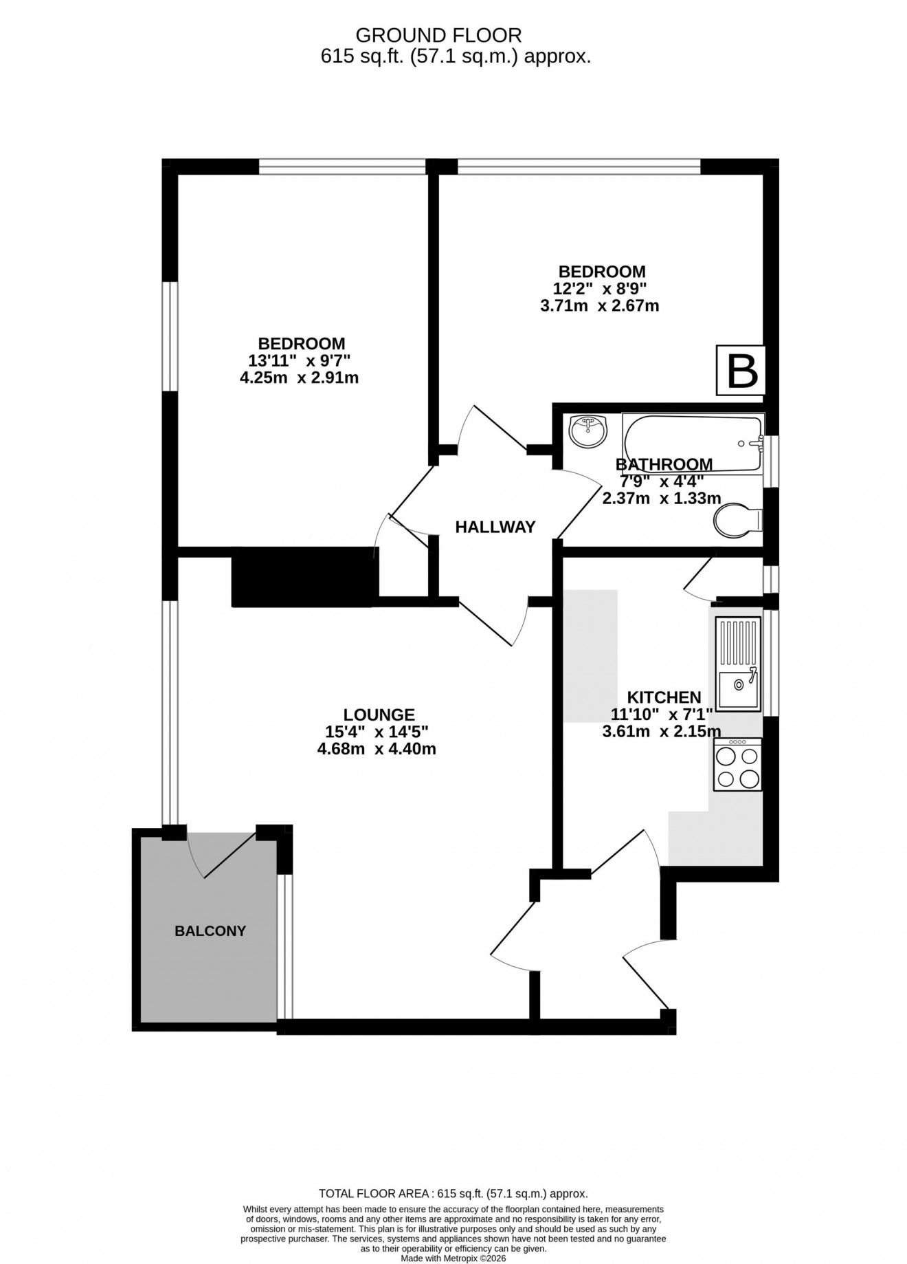 Floorplan for Saracen Way, Penryn, TR10