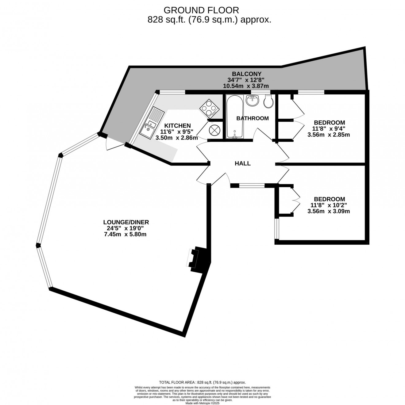 Floorplan for High Street, Falmouth, TR11
