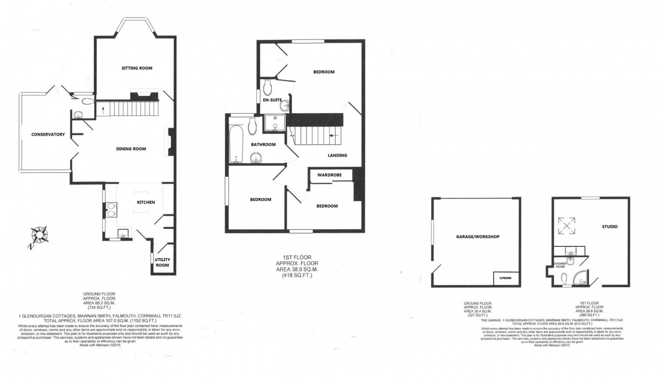 Floorplan for Mawnan Smith, Falmouth, TR11