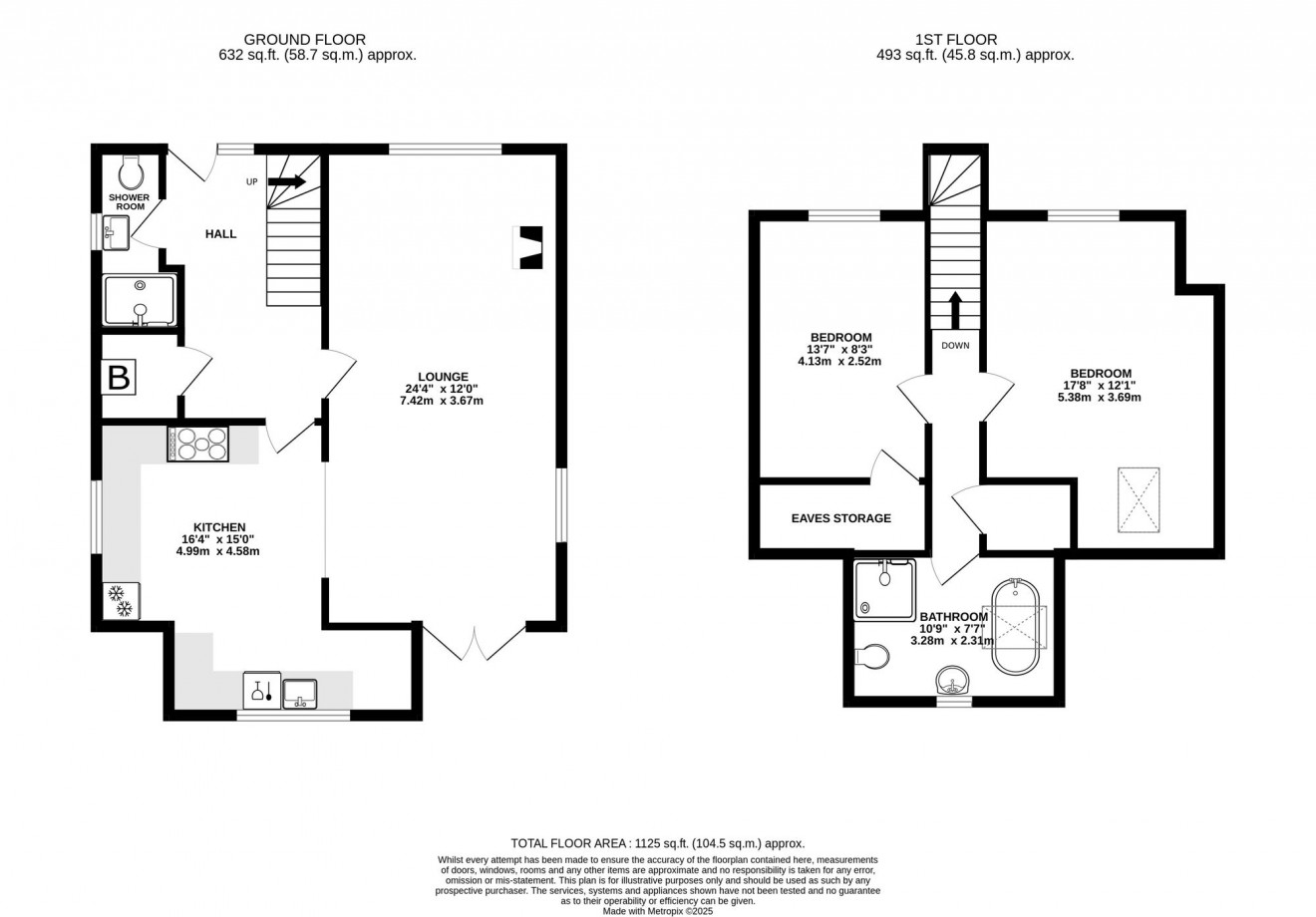 Floorplan for 22 Penmere Hill, Falmouth, TR11