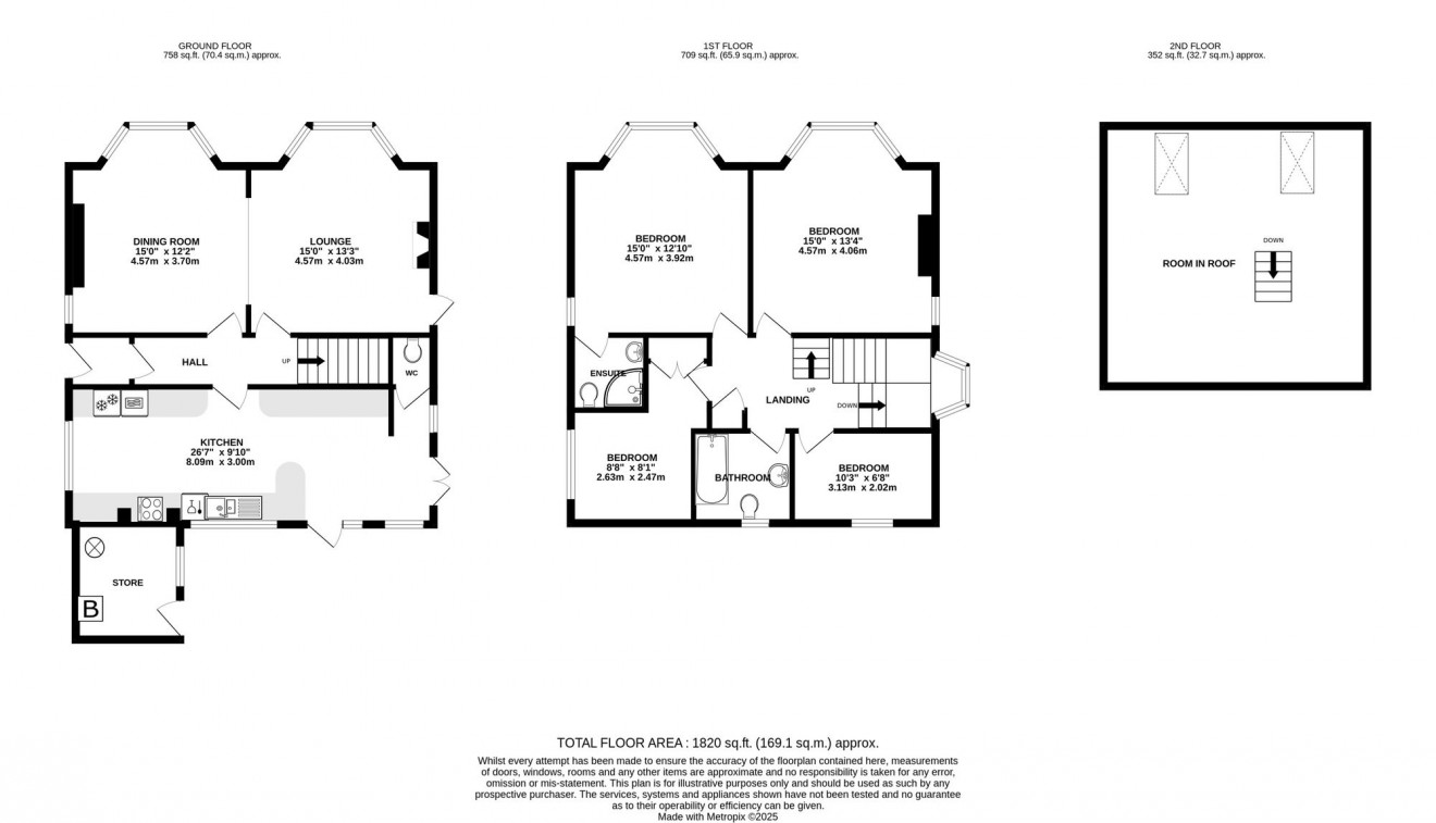 Floorplan for Kernick Road, Penryn, TR10