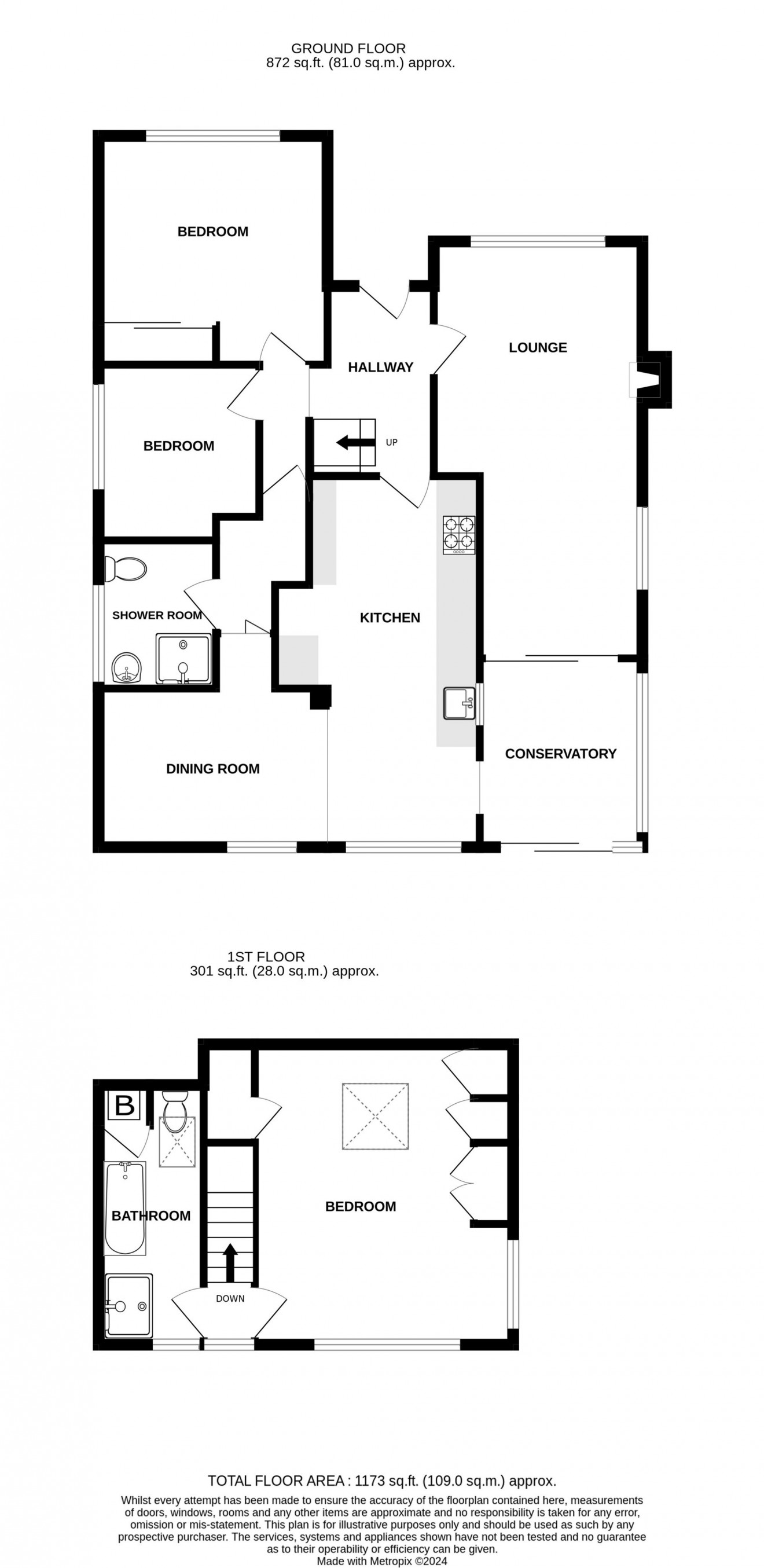 Floorplan for Kelley Road, Falmouth, TR11