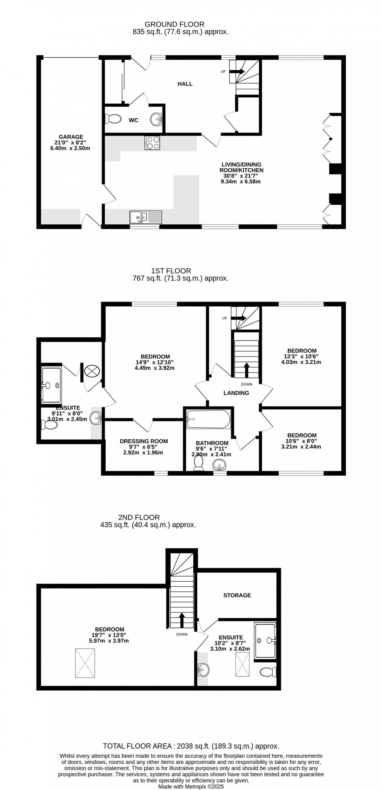 Floorplan for Elgin Close, Mawnan Smith, TR11