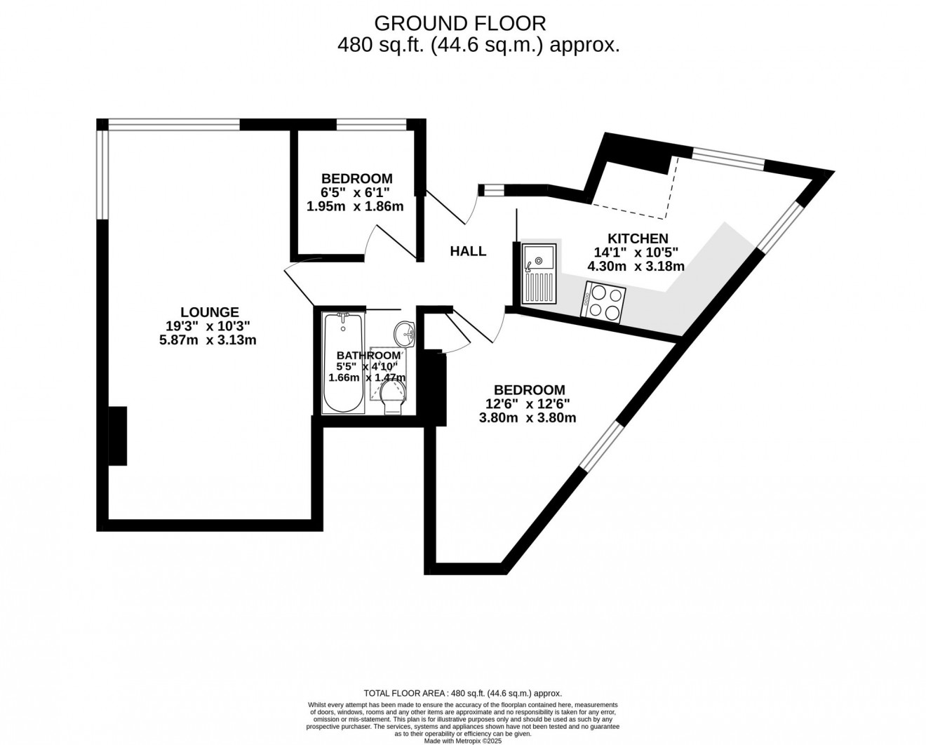 Floorplan for Trevethan Hill, Falmouth, TR11