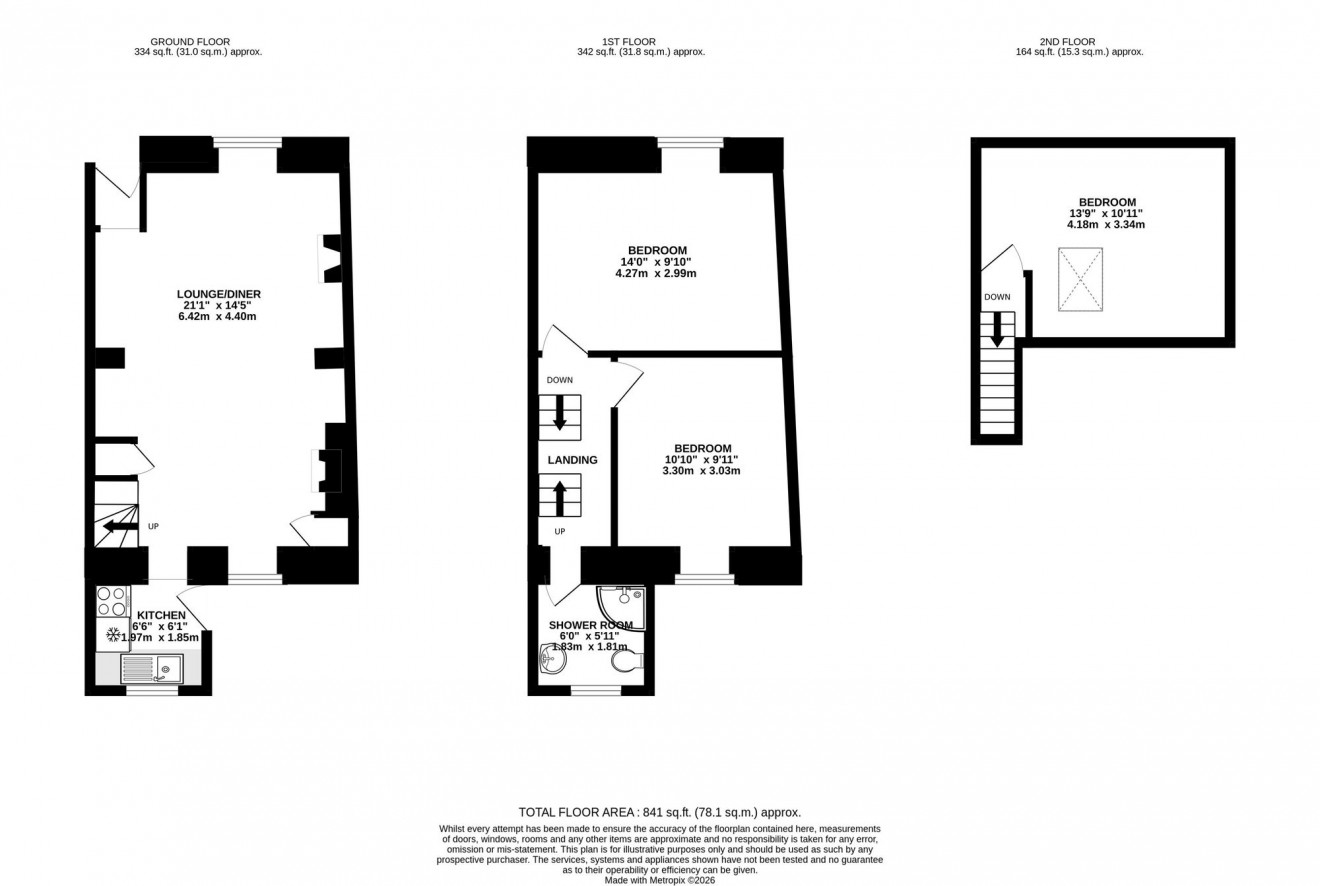 Floorplan for Helston Road, Penryn, TR10